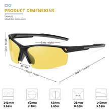 Load image into Gallery viewer, CRIXALIS Polarized Sunglasses For Men Anti Glare Mirror Sun Glasses Male Photochromic Shades Night Vision Driving Eyewear UV400