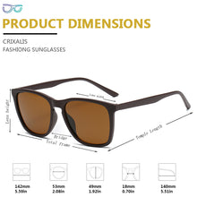 Load image into Gallery viewer, CRIXALIS Retro Sunglasses Women Men 2023 Square Sun Glasses Ladies  Brand Female  Male UV400 zonnebril dames