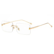 Load image into Gallery viewer, CRIXALIS Rimless Sunglasses For Men Vintage Rectangle Sun Glasses Women 2023 Gradient Alloy Shades Male Female UV400