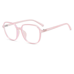 Round Blue Light Blocking Computer Glasses Women Men Ultralight Fashion Optical Myopia Eyeglasses Frames Female UV400