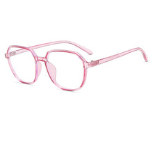 Carica l&#39;immagine nel visualizzatore di Gallery, Round Blue Light Blocking Computer Glasses Women Men Ultralight Fashion Optical Myopia Eyeglasses Frames Female UV400