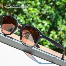 Load image into Gallery viewer, CRIXALIS Round Polarized Sunglasses Men TR90 Vintage Anti Glare Driving Sun Glasses Women 2023 Shades Male UV400 zonnebril dames