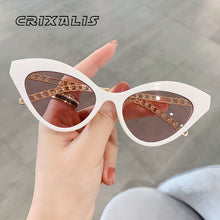 Load image into Gallery viewer, CRIXALIS Sexy Cateye Sunglasses Women  Brand Designer Sun Glasses For Female  Anti Glare Driving Shades Ladies UV400
