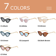 Load image into Gallery viewer, CRIXALIS Sexy Cateye Sunglasses Women  Brand Designer Sun Glasses For Female  Anti Glare Driving Shades Ladies UV400
