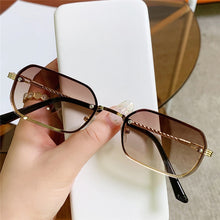 Load image into Gallery viewer, CRIXALIS Small Rectangle Sunglasses For Men Metal Steampunk Sun Glasses Male Anti Glare Shades Women UV400 zonnebril heren