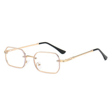 Load image into Gallery viewer, CRIXALIS Small Rectangle Sunglasses For Men Metal Steampunk Sun Glasses Male Anti Glare Shades Women UV400 zonnebril heren