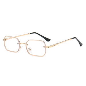 CRIXALIS Small Rectangle Sunglasses For Men Metal Steampunk Sun Glasses Male Anti Glare Shades Women UV400 zonnebril heren