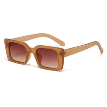 Load image into Gallery viewer, CRIXALIS Small Rectangle Sunglasses For Women 2023 Retro Gradient Sun Glasses Female Vintage Anti Glare Shades Ladies UV400