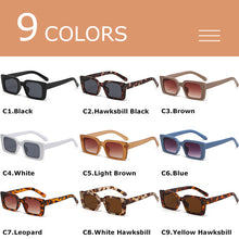 Load image into Gallery viewer, CRIXALIS Small Rectangle Sunglasses For Women 2023 Retro Gradient Sun Glasses Female Vintage Anti Glare Shades Ladies UV400