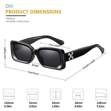 Load image into Gallery viewer, CRIXALIS Small Rectangle Sunglasses Women 2023 Vintage Anti Glare Driving Sun Glasses Ladies  Brand Design Shades Female