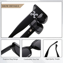 Load image into Gallery viewer, CRIXALIS Small Rectangle Sunglasses Women 2023 Vintage Anti Glare Driving Sun Glasses Ladies  Brand Design Shades Female