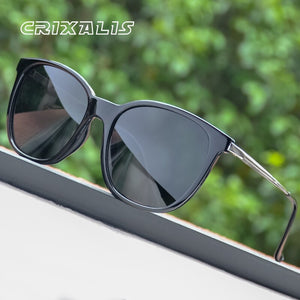 CRIXALIS Square Polarized Sunglasses For Women 2023 Brand Design Anti Glare Driving Retro Sun Glasses Men UV400 zonnebril heren
