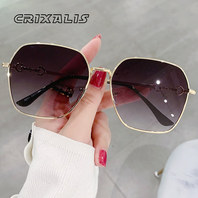 CRIXALIS Square Sunglasses Women 2023  Brand Designer Sun Glasses For Female Vintage Anti Glare Shades Ladies UV400
