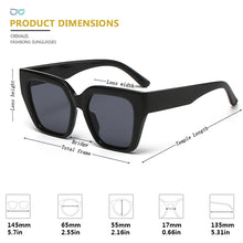 Load image into Gallery viewer, CRIXALIS Square Sunglasses Women 2023 Trend Gradient Design Sun Glasses Female Retro Shades Ladies UV400 zonnebril dames