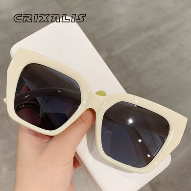 CRIXALIS Square Sunglasses Women 2023 Trend Gradient Design Sun Glasses Female Retro Shades Ladies UV400 zonnebril dames