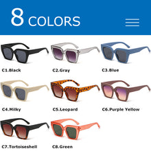 Load image into Gallery viewer, CRIXALIS Square Sunglasses Women 2023 Trend Gradient Design Sun Glasses Female Retro Shades Ladies UV400 zonnebril dames