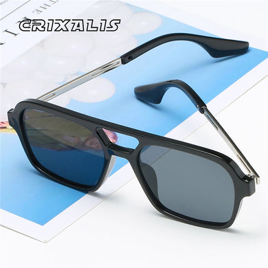 CRIXALIS Vintage Anti Glare Driving Sunglasses For Men 2023 Double Beam Brand Sun Glasses Women UV400 zonnebril heren