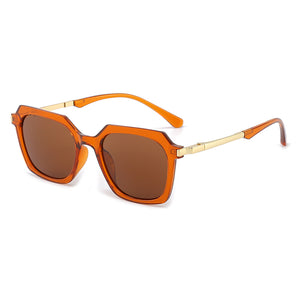 CRIXALIS Vintage Sunglasses Women Spring Hinge Design Anti-Glare Driving Sun Glasses Ladies Square Retro Shades UV400