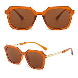 CRIXALIS Vintage Sunglasses Women Spring Hinge Design Anti-Glare Driving Sun Glasses Ladies Square Retro Shades UV400
