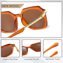 Load image into Gallery viewer, CRIXALIS Vintage Sunglasses Women Spring Hinge Design Anti-Glare Driving Sun Glasses Ladies Square Retro Shades UV400