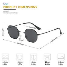 Load image into Gallery viewer, CRIXALIS Vintage Women Sunglasses Trend 2023 Anti-glare Driving Metal Retro Sun Glasses Female Men Oculos De Sol Feminino UV400