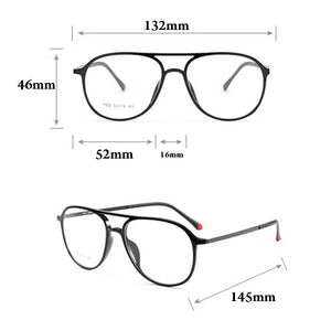 CUBOJUE (6.2g) Tungsten Eyeglasses Frame Men Women Ultra-light Foldable Eye Glasses Frames Male myopia aviation Vision Sight