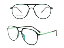 Load image into Gallery viewer, CUBOJUE (6.2g) Tungsten Eyeglasses Frame Men Women Ultra-light Foldable Eye Glasses Frames Male myopia aviation Vision Sight
