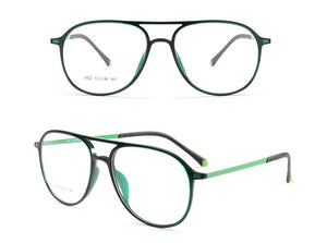CUBOJUE (6.2g) Tungsten Eyeglasses Frame Men Women Ultra-light Foldable Eye Glasses Frames Male myopia aviation Vision Sight