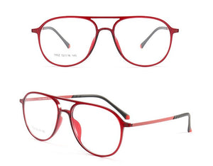 CUBOJUE (6.2g) Tungsten Eyeglasses Frame Men Women Ultra-light Foldable Eye Glasses Frames Male myopia aviation Vision Sight