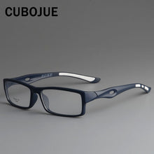 Load image into Gallery viewer, CUBOJUE Sports Glasses Frame Men TR90 Eyeglasses Man Ultra-light Prescription Spectacles for Male Style Optic Eyewear