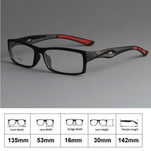 Load image into Gallery viewer, CUBOJUE Sports Glasses Frame Men TR90 Eyeglasses Man Ultra-light Prescription Spectacles for Male Style Optic Eyewear