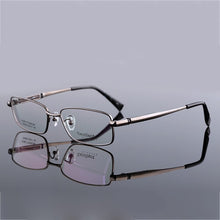Load image into Gallery viewer, CUBOJUE Wide(147-156mm) Pure Titanium Eyeglasses Men 15.2g Eye Glasses for Men's Diopter/myopia Prescription Spectacles Quality