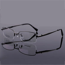 Load image into Gallery viewer, CUBOJUE Wide(147-156mm) Pure Titanium Eyeglasses Men 15.2g Eye Glasses for Men's Diopter/myopia Prescription Spectacles Quality