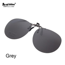 Load image into Gallery viewer, Can Be Flip Up Clip-on Sunglasses 4 Color Round Glasses Clip Sunglasses Polarized Sun Glasses Install on Existing Glasses
