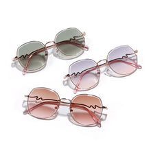 Load image into Gallery viewer, Candy Sunglasses Desinger  Sun Glasses Vintage Summer Shades Metal  Sunglasses Men and Women Gafas
