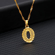 Carica l&#39;immagine nel visualizzatore di Gallery, Capital Letter Initial Necklace For Women Stainless Steel Gold A-Z Alphabet Pendant Necklace Jewelry Christmas Gift Bijoux Femme