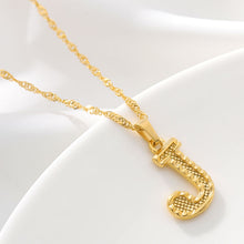 Carica l&#39;immagine nel visualizzatore di Gallery, Capital Letter Initial Necklace For Women Stainless Steel Gold A-Z Alphabet Pendant Necklace Jewelry Christmas Gift Bijoux Femme