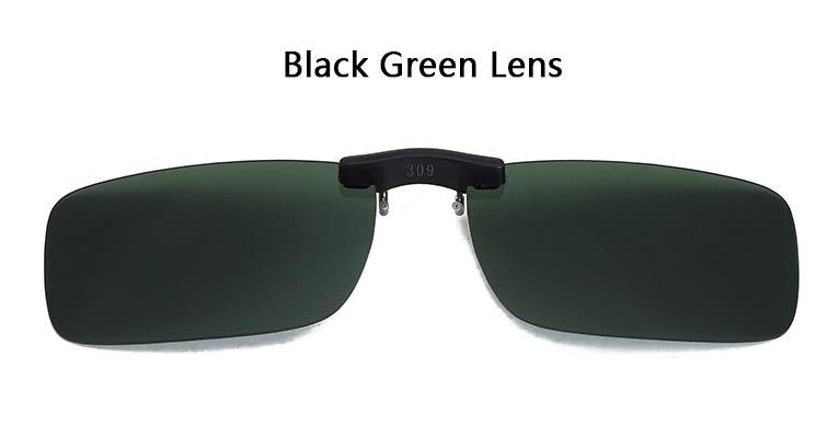 Car Driver Goggles Clip On Polarized Dark Glasses for Driving Fishing Women Men Myopia Reading Glasses Flip Up Sunglasses Lens