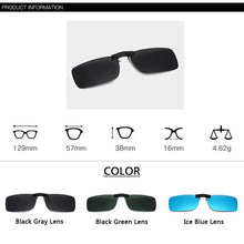 Load image into Gallery viewer, Car Driver Goggles Clip On Polarized Dark Glasses for Driving Fishing Women Men Myopia Reading Glasses Flip Up Sunglasses Lens