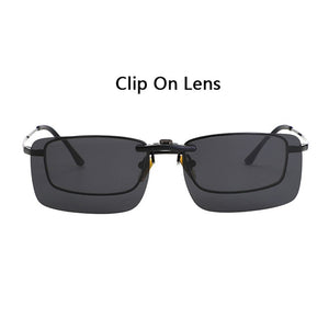 Car Driver Goggles Clip On Polarized Dark Glasses for Driving Fishing Women Men Myopia Reading Glasses Flip Up Sunglasses Lens