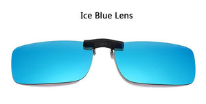 Car Driver Goggles Clip On Polarized Dark Glasses for Driving Fishing Women Men Myopia Reading Glasses Flip Up Sunglasses Lens