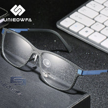 Load image into Gallery viewer, Carbon Fiber Prescription Glasses Frame Men Myopia Optical Eyeglasses Full Frame Clear Transparent Spectacles Eyewear Frame New