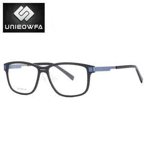 Carbon Fiber Prescription Glasses Frame Men Myopia Optical Eyeglasses Full Frame Clear Transparent Spectacles Eyewear Frame New
