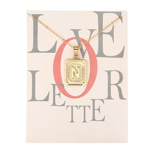 Load image into Gallery viewer, Card Fashion Brand Series 26 English Letters Alphabet Pendant Necklace For Women Men Jewelry Wholesale