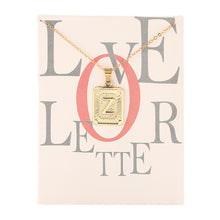 Load image into Gallery viewer, Card Fashion Brand Series 26 English Letters Alphabet Pendant Necklace For Women Men Jewelry Wholesale