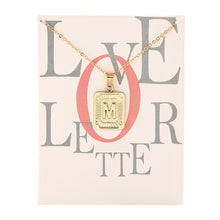 Load image into Gallery viewer, Card Fashion Brand Series 26 English Letters Alphabet Pendant Necklace For Women Men Jewelry Wholesale