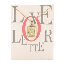 Load image into Gallery viewer, Card Fashion Brand Series 26 English Letters Alphabet Pendant Necklace For Women Men Jewelry Wholesale