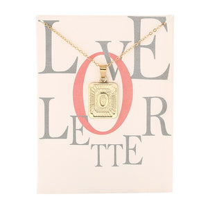Card Fashion Brand Series 26 English Letters Alphabet Pendant Necklace For Women Men Jewelry Wholesale