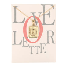 Load image into Gallery viewer, Card Fashion Brand Series 26 English Letters Alphabet Pendant Necklace For Women Men Jewelry Wholesale