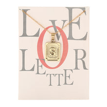 Load image into Gallery viewer, Card Fashion Brand Series 26 English Letters Alphabet Pendant Necklace For Women Men Jewelry Wholesale